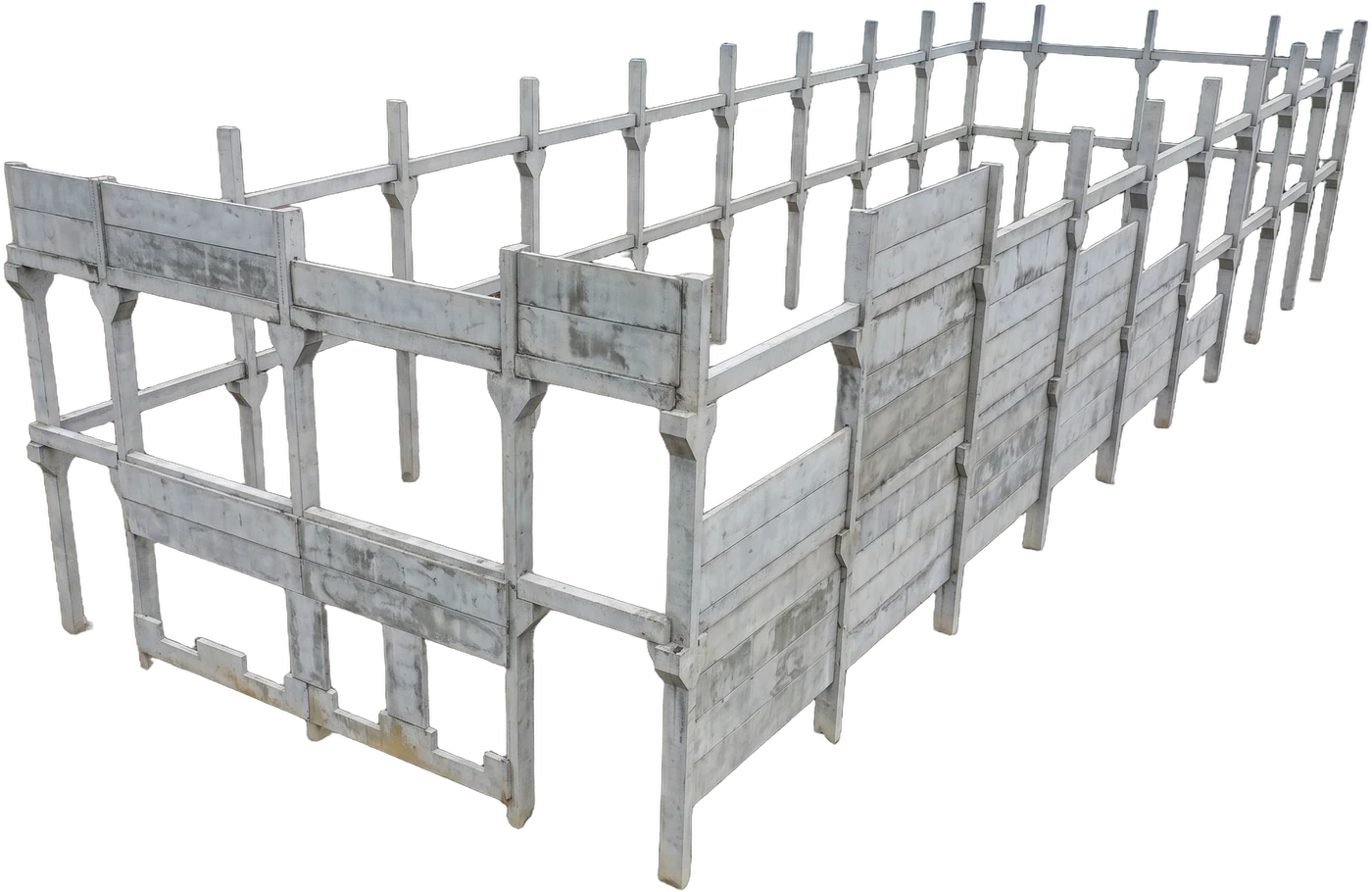 Subida de muros: pieza del sistema prefabricado