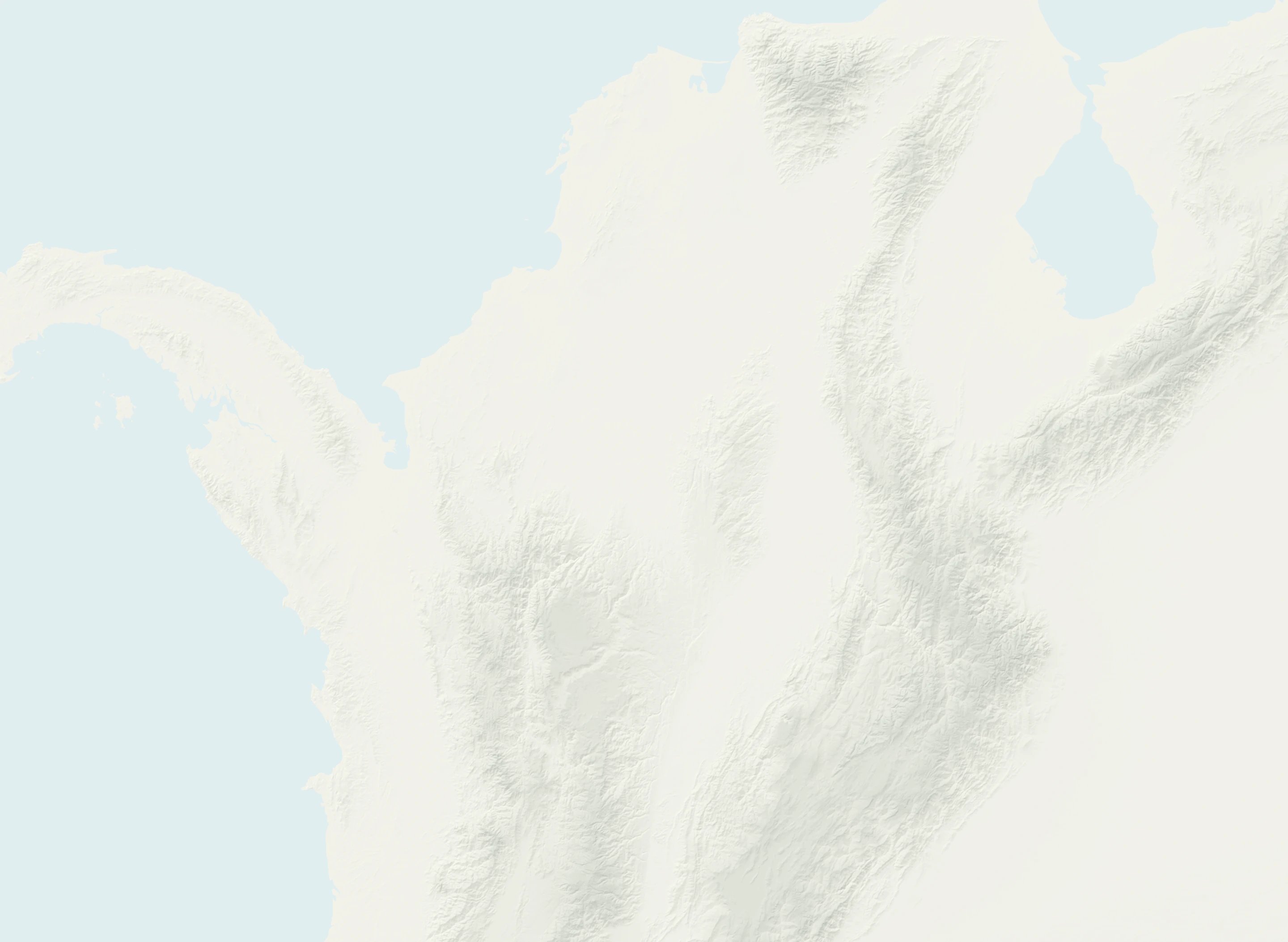 Mapa del norte de Colombia con la ubicaci&oacute;n de los tres proyectos: CLIA en Apartad&oacute;, CLIC en Turban&aacute; y CLIM en Manizales
